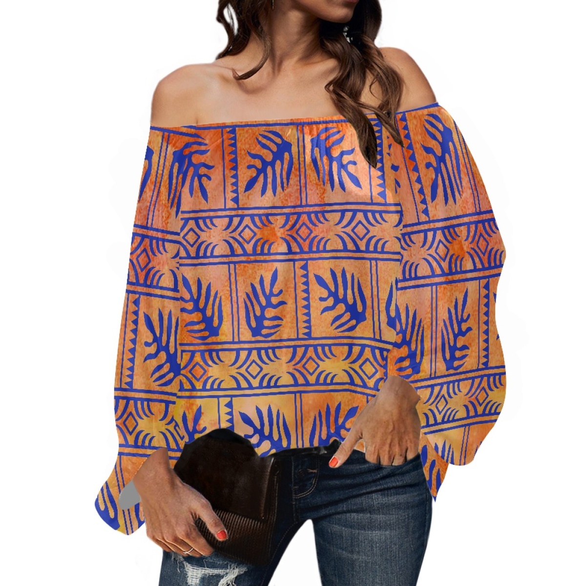 Polynesian Tribal Clothing Sam - Blouse Off Shoulder recension och pris