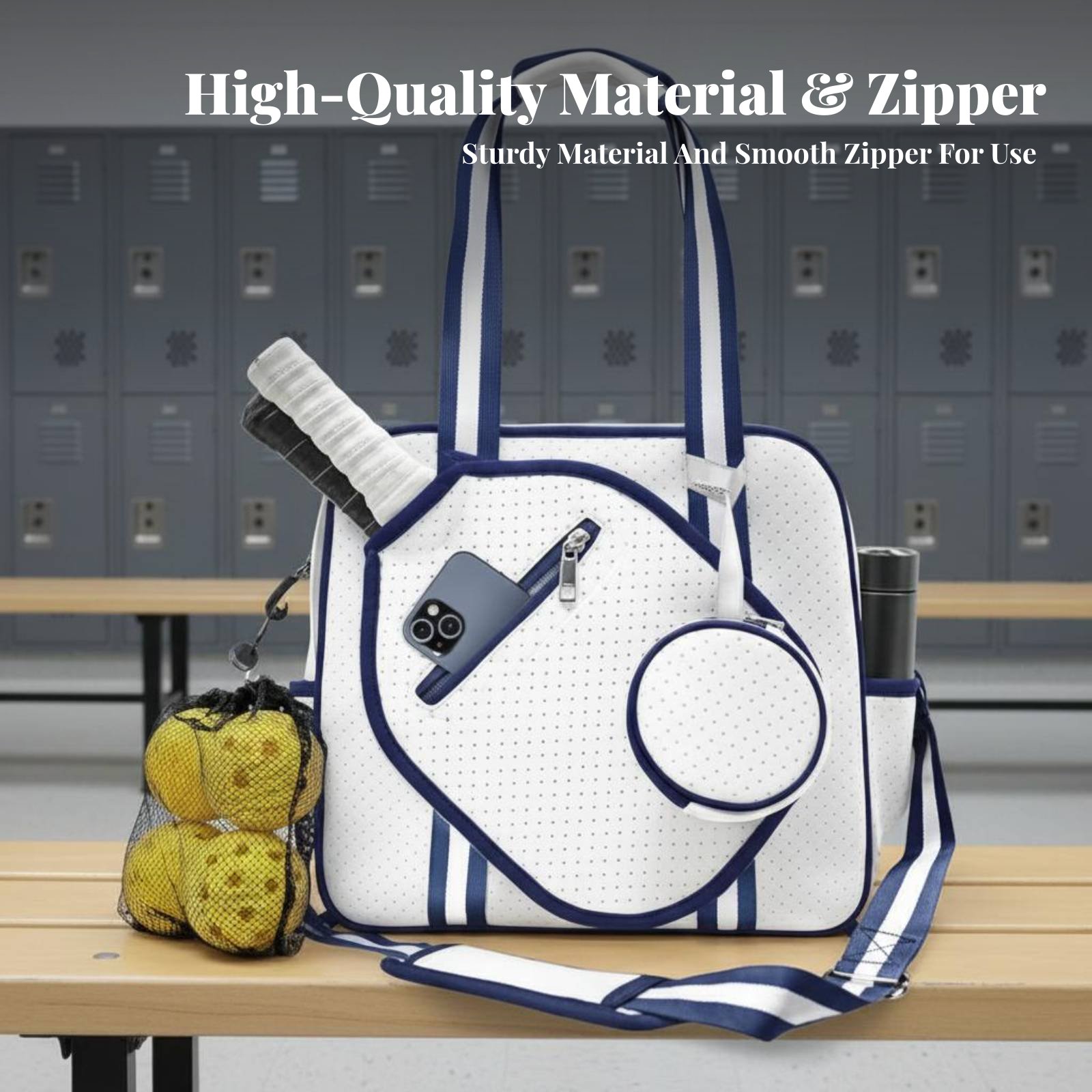 Pickleball Paddle Holder Bag B - Tote Bag Beach recension och pris